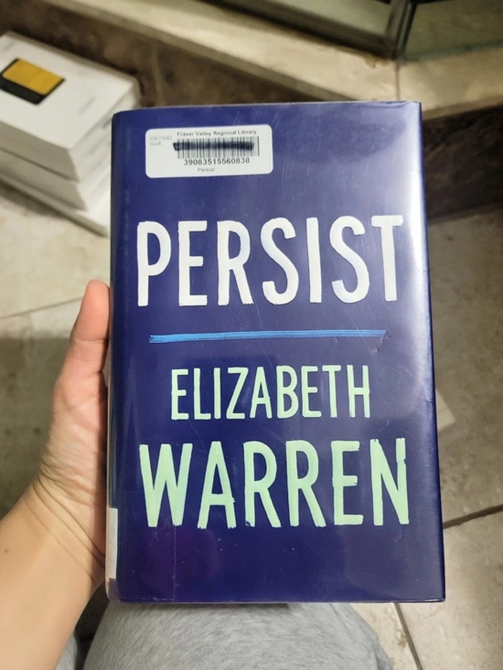 Metropolitan Books Persist by Elizabeth Warren Hardcover